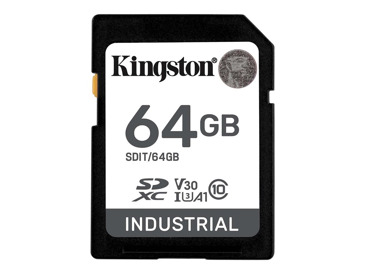 KINGSTON 64GB SDXC Industrial Vorderansicht