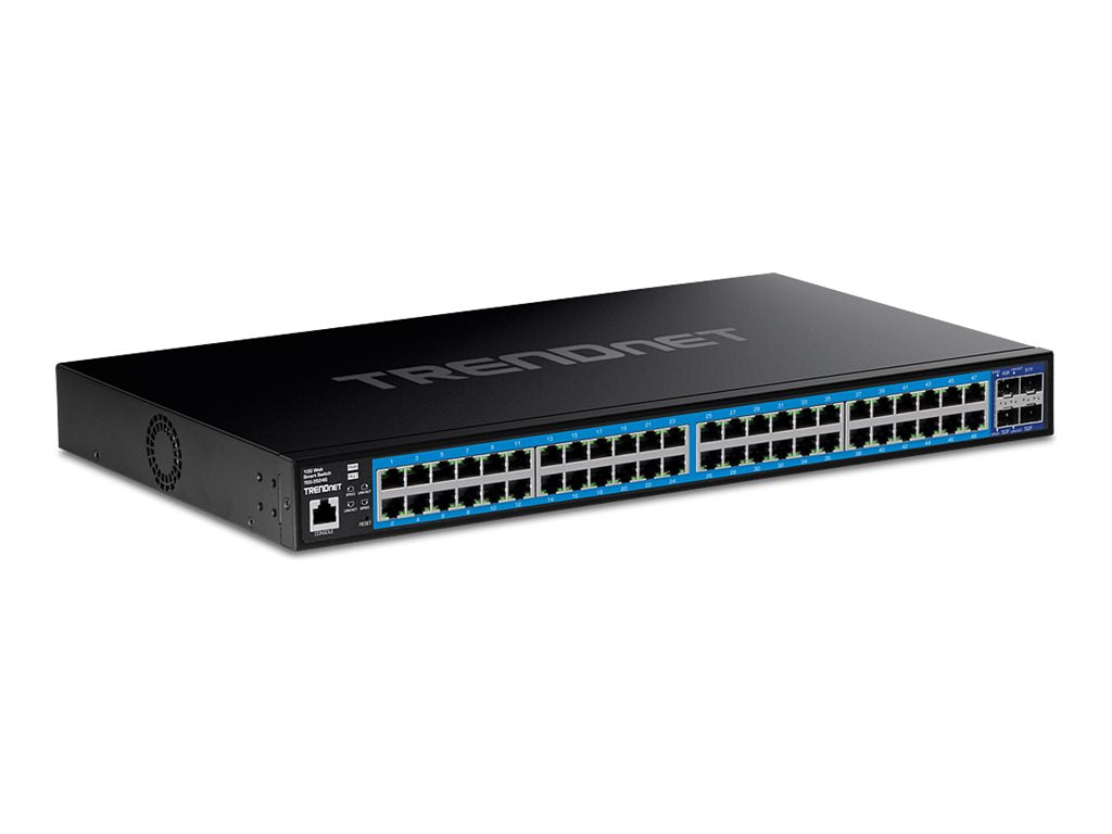 TRENDNET TEG-3524S 52 Port Switch Rückansicht