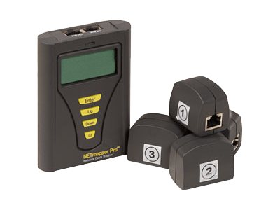 HOBBES NETmapper Pro Multifunktions Kabel- & LAN-Tester - Vorderansicht