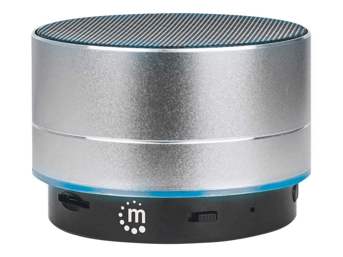 MANHATTAN Metallic LED-Bluetooth-Lautsprecher Detailansicht