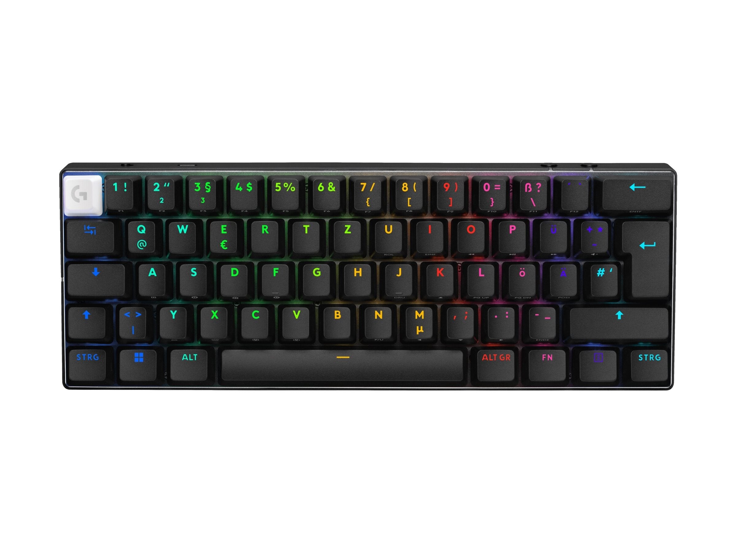 LOGITECH PRO X 60 LIGHTSPEED Wireless Gaming Keyboard Vorderansicht