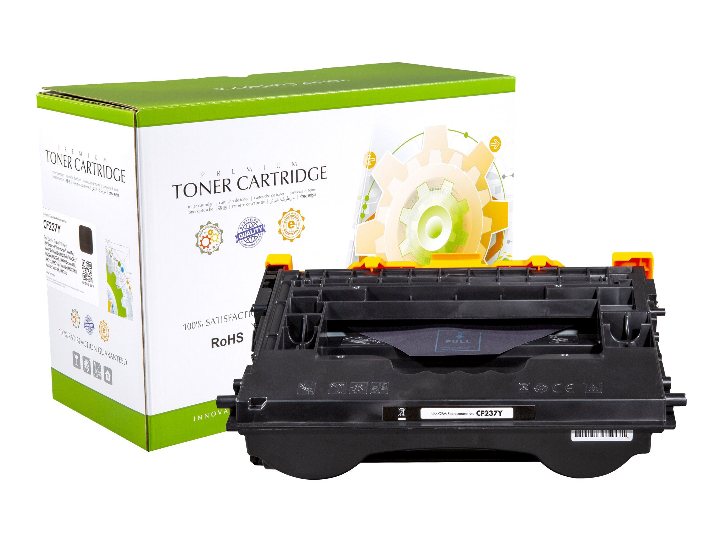 STATIC Tonerpatrone HP CF237Y schwarz Extra High Capacity - Vorderansicht
