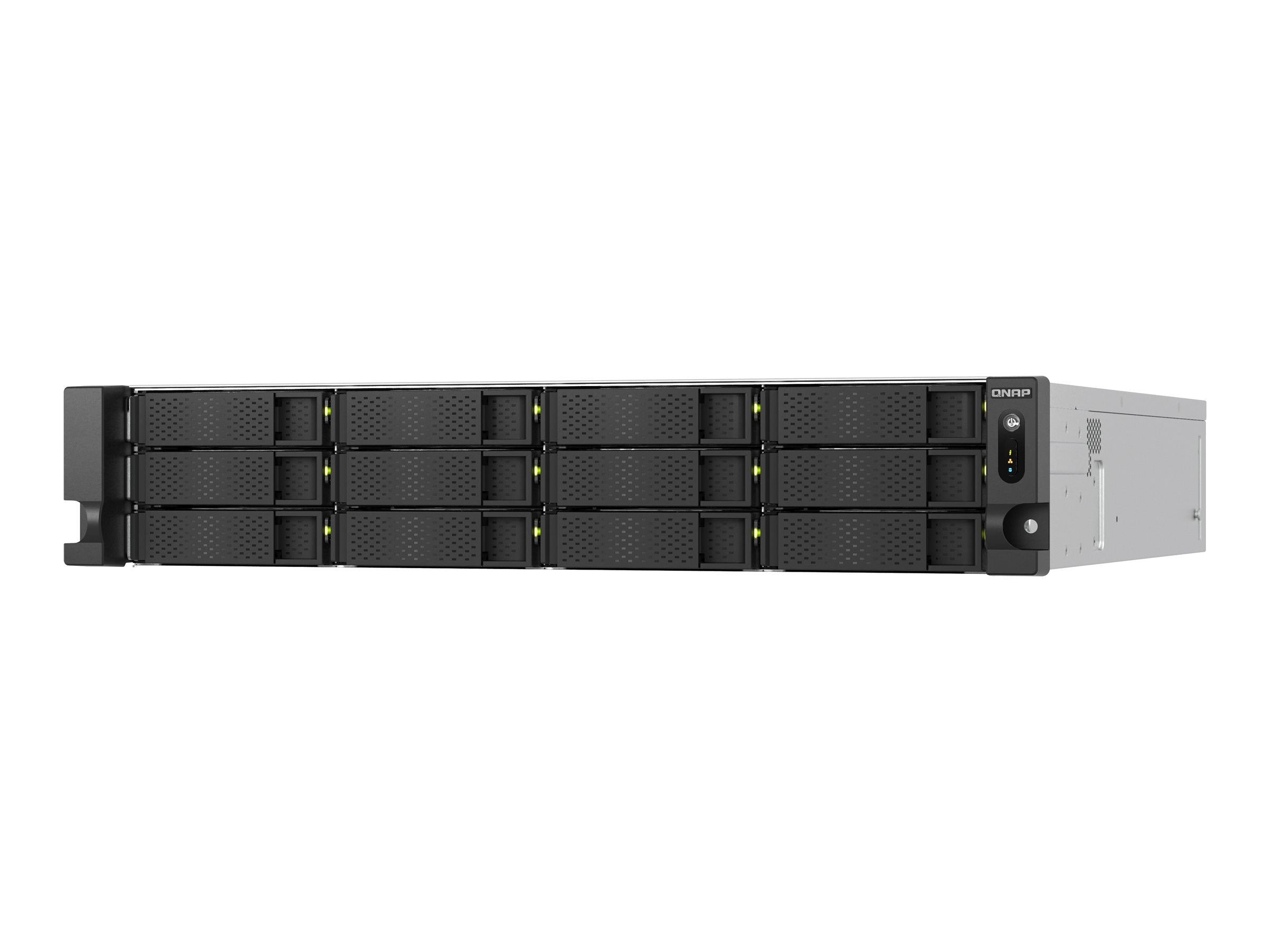 QNAP TS-h1277AXU-RP-R7-32G NAS-Server Vorderansicht