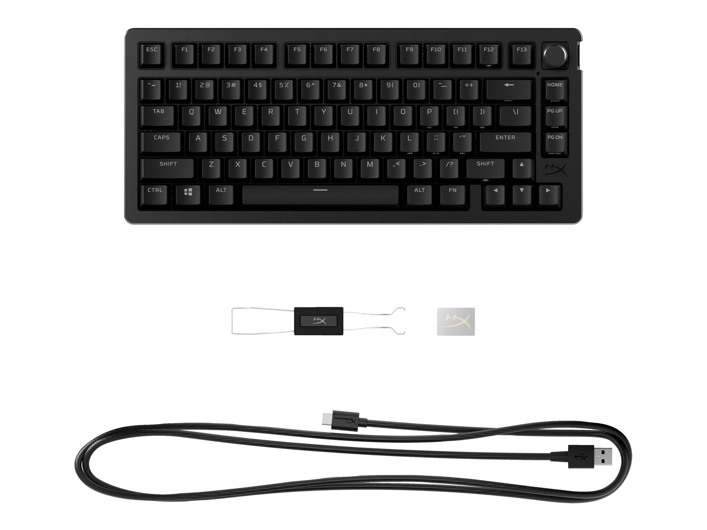 HP HyperX Alloy Rise GKBD 75 (P) Vorderansicht