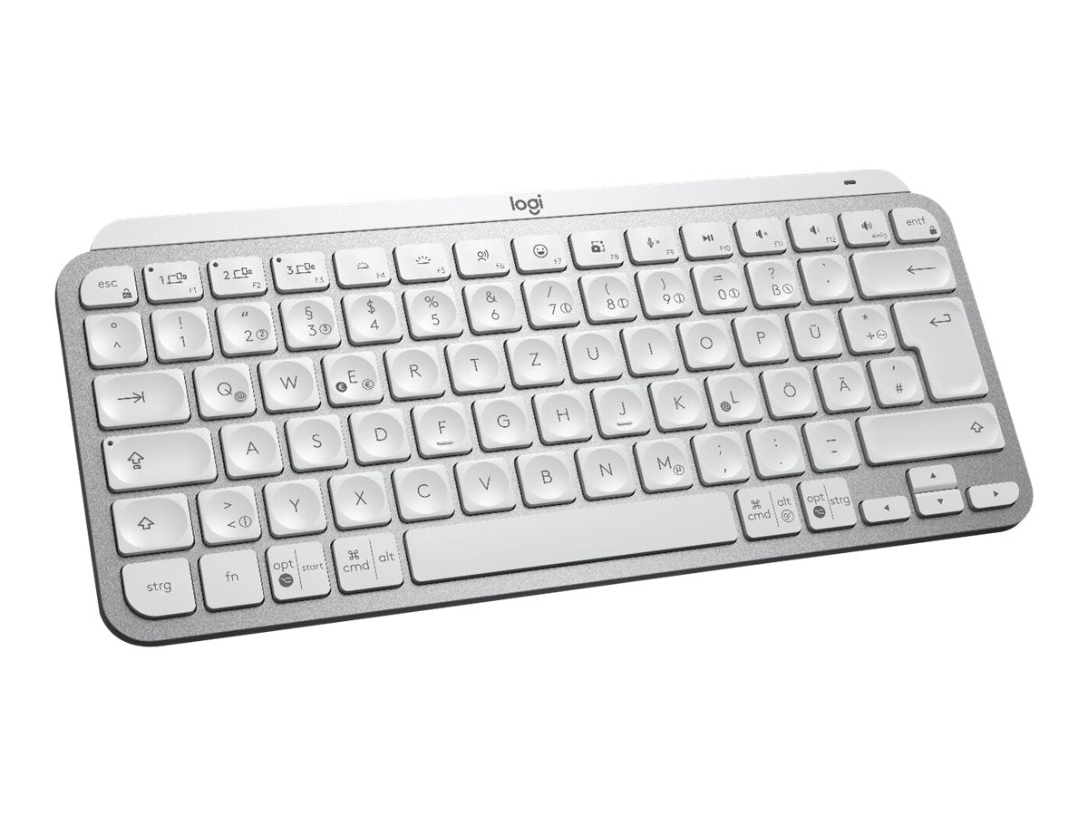 LOGITECH MX Keys Mini Tastatur Pale Grey - Vorderansicht