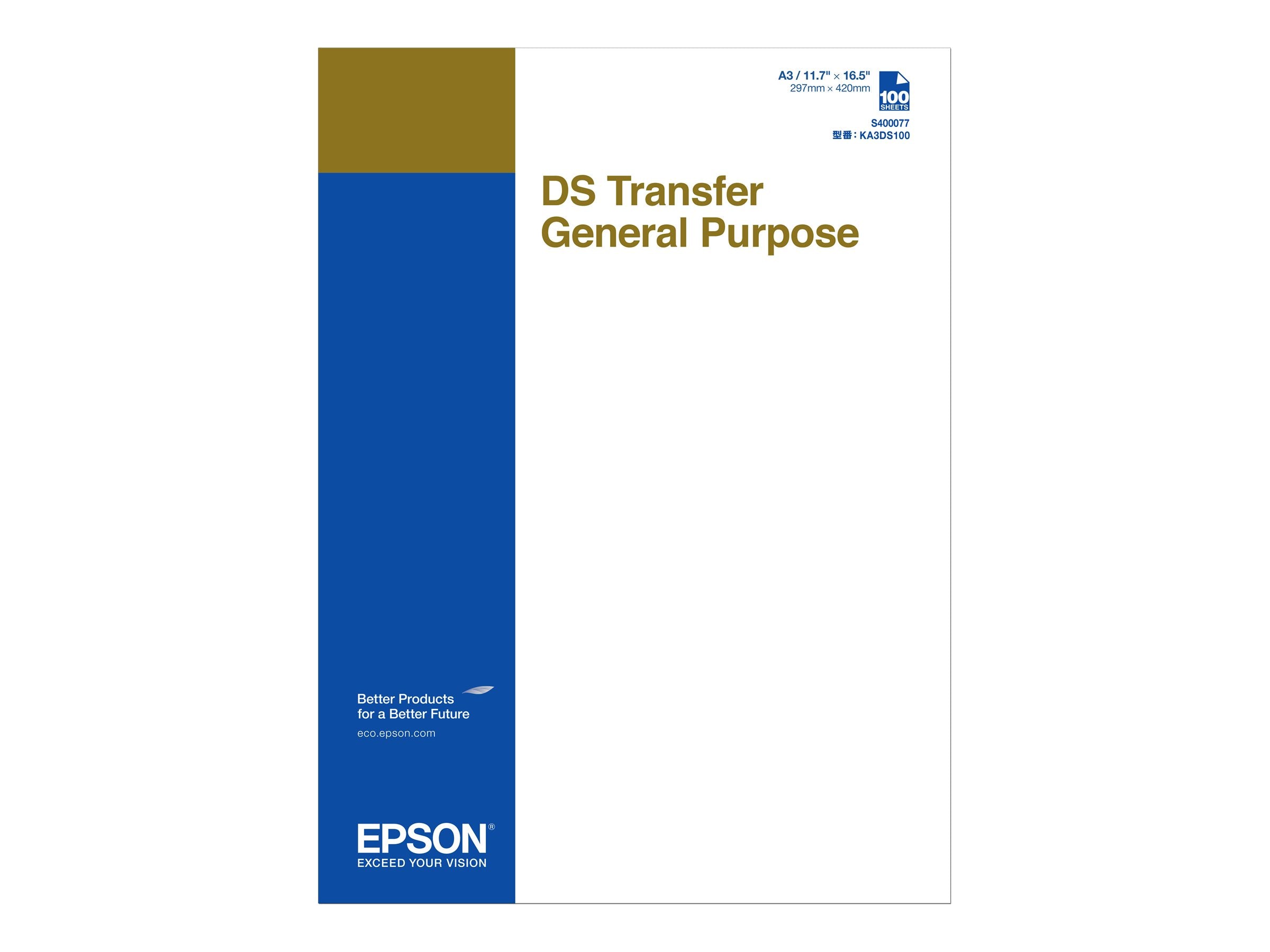 EPSON DS Transfer General Purpose A3 Sheets - Vorderansicht