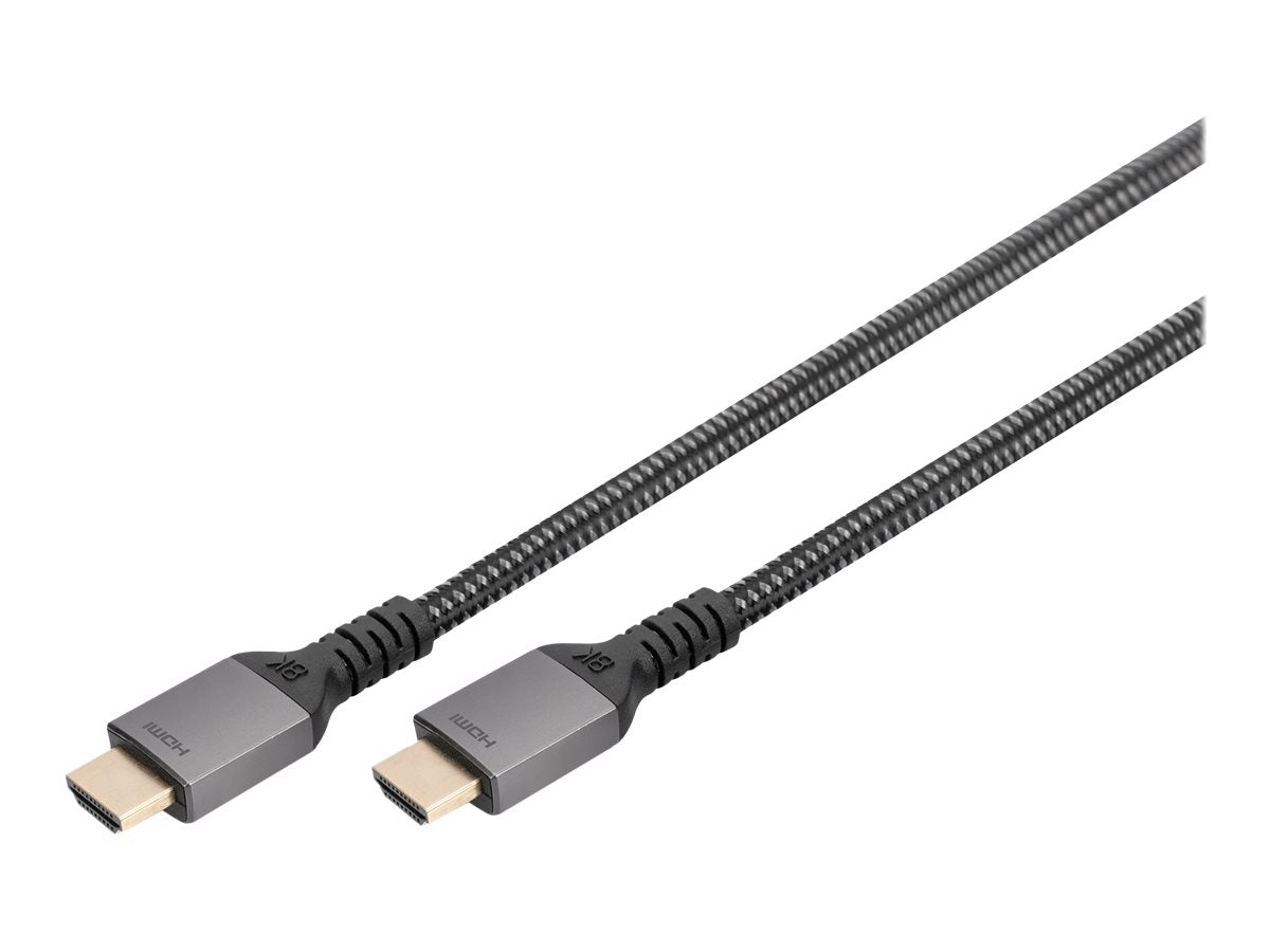 DIGITUS 8K PREMIUM HDMI 2.1 Cable 3m Vorderansicht