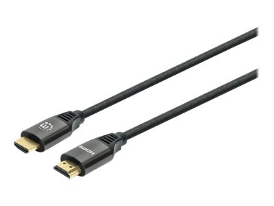 MANHATTAN 8K 60Hz HDMI-Kabel 2m Vorderansicht