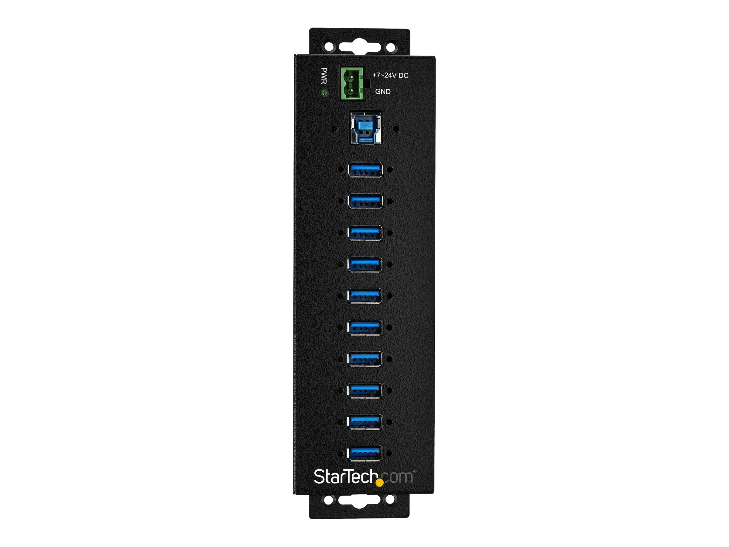 STARTECH.COM 10-Port Industrial USB 3.0 Hub Vorderansicht