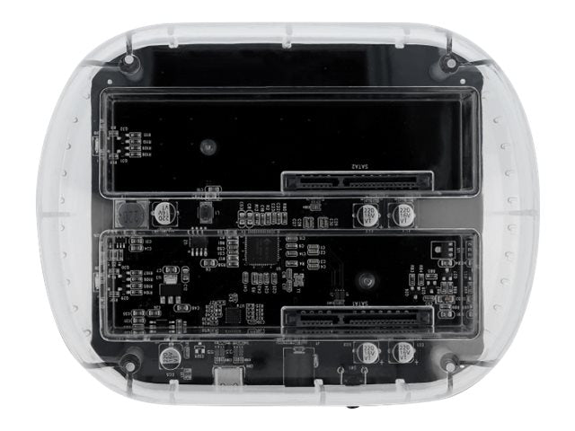 DELOCK USB Type-C Dockingstation mit angeschlossenen Laufwerken