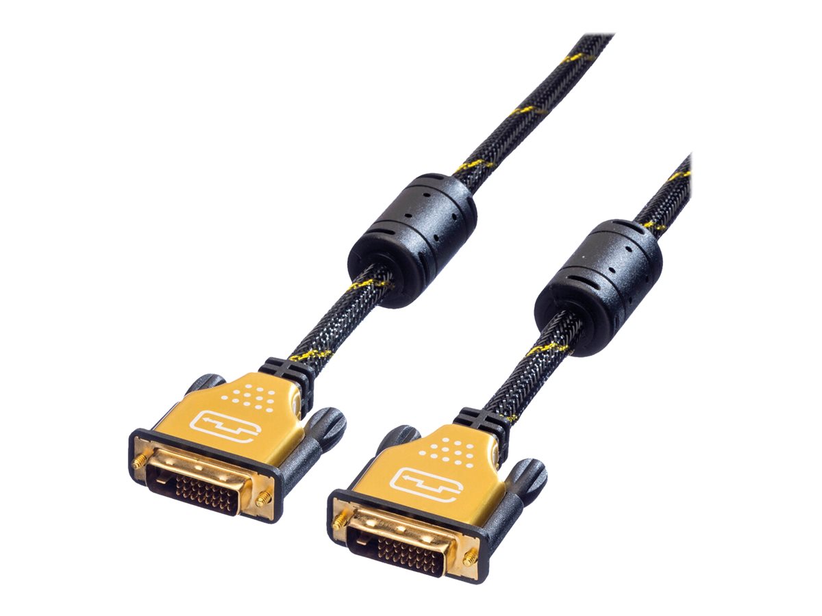 SECOMP ROLINE GOLD Monitorkabel DVI ST-ST 5m Detailansicht