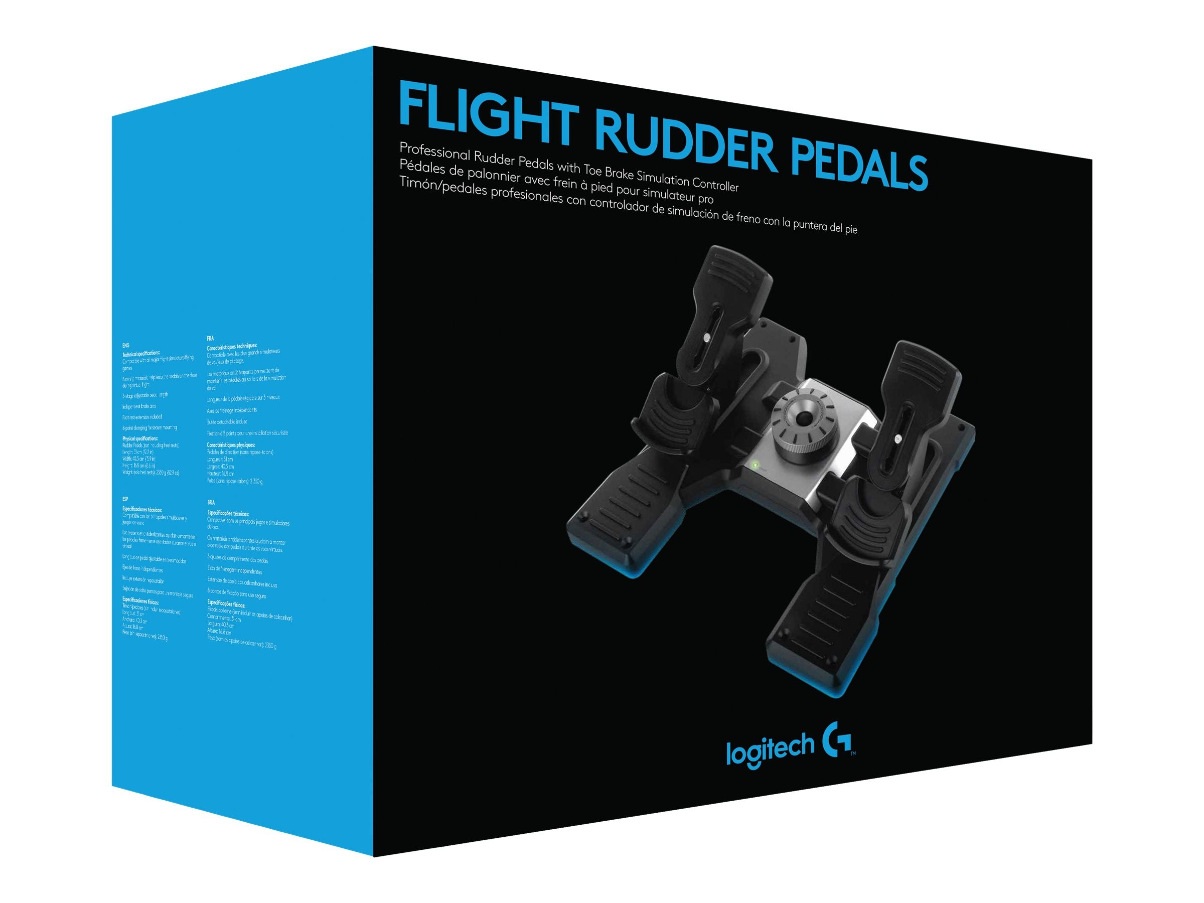 LOGITECH Flight Rudder Pedals Verpackung