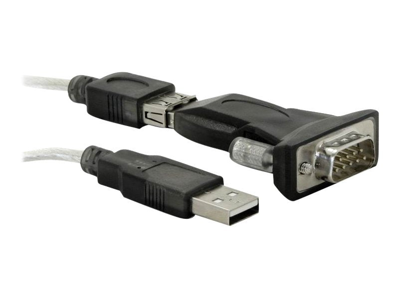 DELOCK USB 2.0 Seriell 9St Adapter Vorderansicht