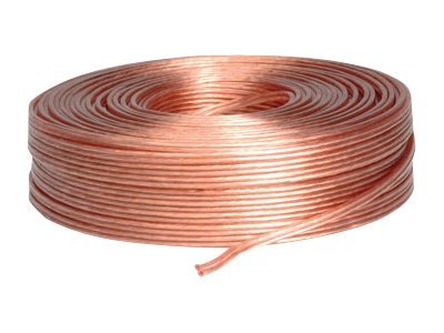 VALUE Lautsprecherkabel transparent 100m 1,5mm2 Vorderansicht