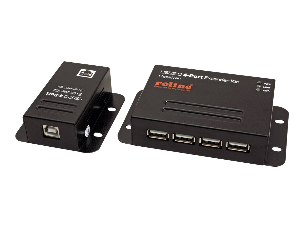 ROLINE USB 2.0 Verlängerung über RJ45 Verpackung