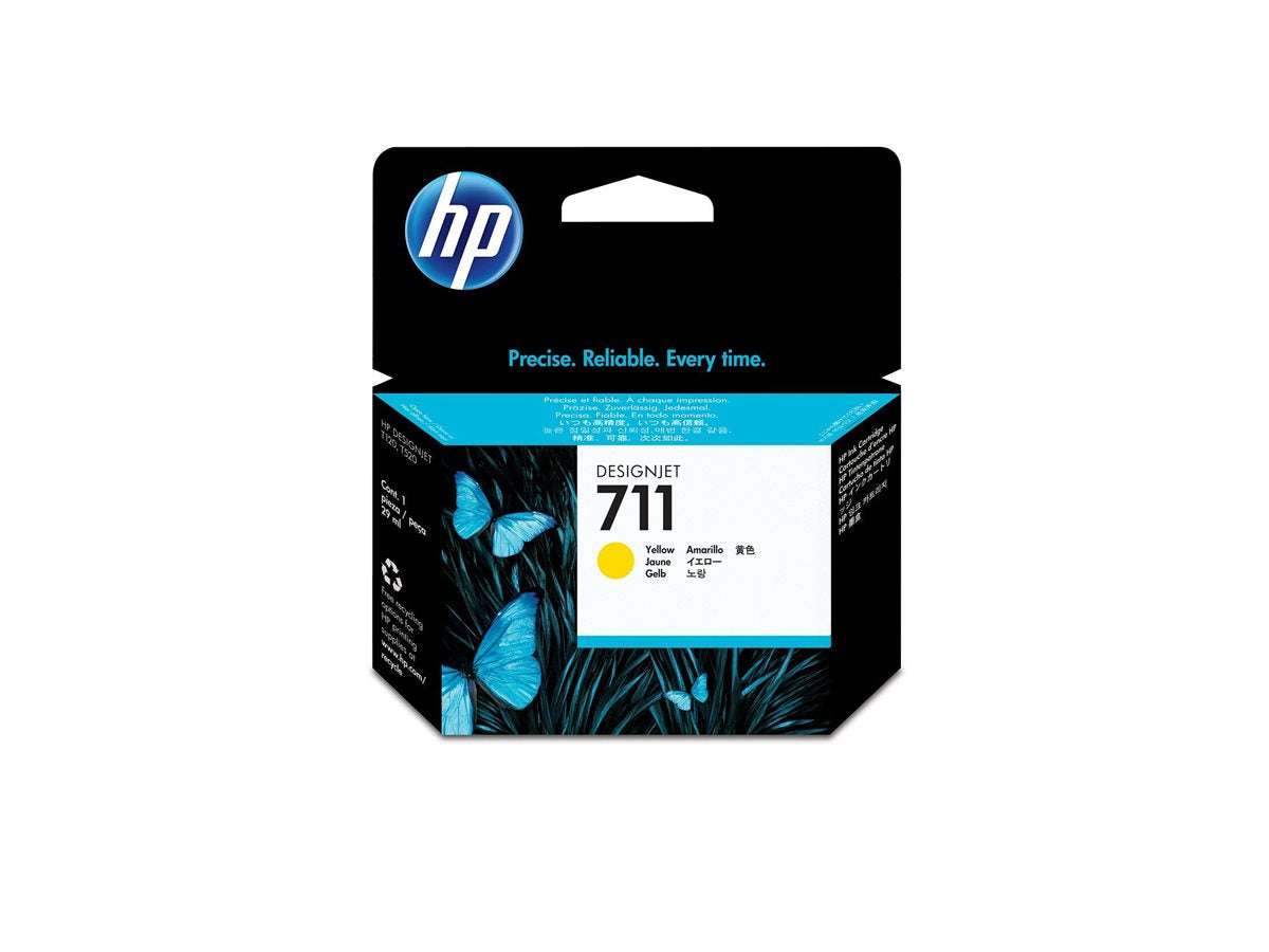 HP 711 Original Tinte gelb Anwendung