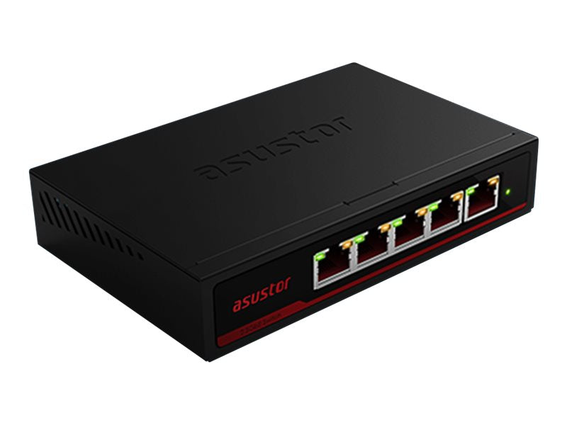 ASUSTOR ASW205T 5-port 2.5GBase-T Unmanaged Switch Vorderansicht