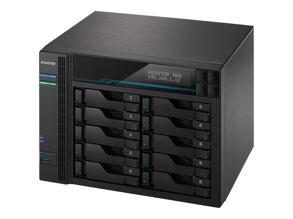 ASUSTOR AS6510T NAS-Server Seitenansicht