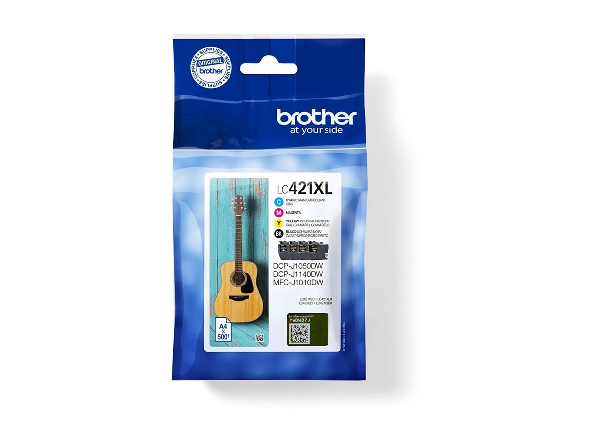 BROTHER LC-421XLVAL Tintenpatrone Verpackung
