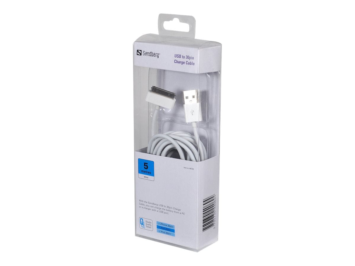 SANDBERG USB to 30-pin Charge 5m Verpackung