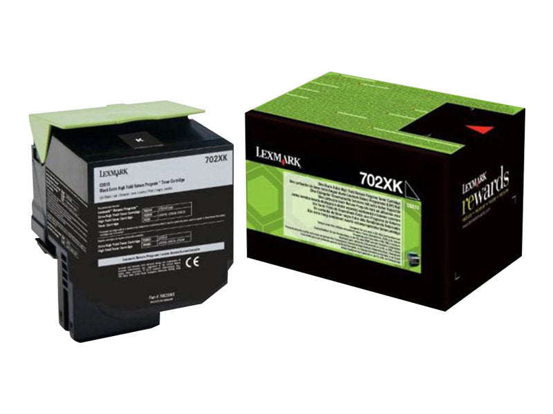LEXMARK 702XK Toner schwarz Vorderansicht