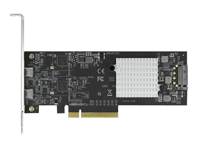 DELOCK PCI Express x8 Karte Vorderansicht