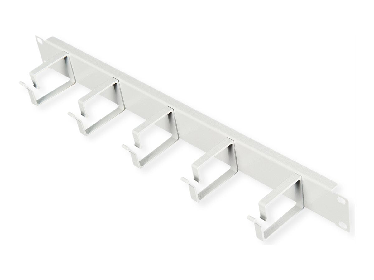 ROLINE Rangierpanel 48,26cm 19Zoll 1 HE 40x60mm grau - Vorderansicht