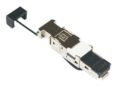 METZ CONNECT BTR E-DAT RJ45-Stecker schwarz Vorderansicht