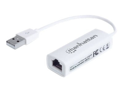 MANHATTAN USB 2.0 auf Fast Ethernet Adapter Anschlussansicht