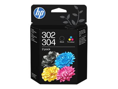 HP 302/304 Tintenpatrone 2-Pack Vorderansicht