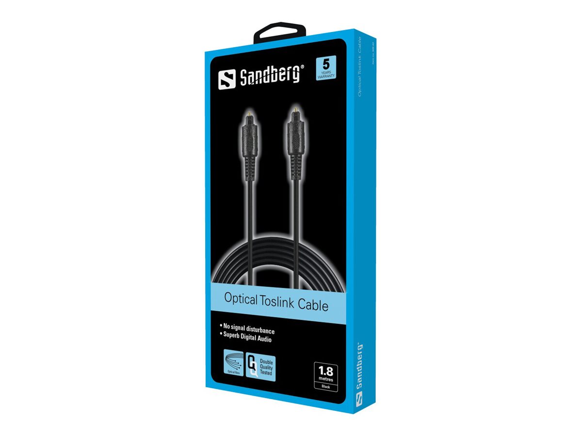 SANDBERG Optical Toslink-Toslink 1.8m Kabel Verpackung