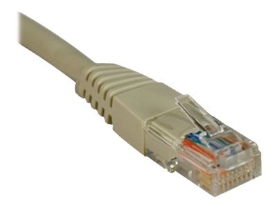 EATON TRIPPLITE Cat5e 350MHz Molded UTP Ethernet Cable RJ45M/M PoE Gray 10ft - Verpackung