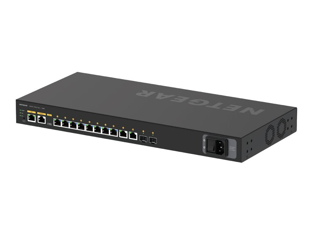 NETGEAR GSM4212P AV Line M4250-10G2F-PoE+ Switch Detailansicht