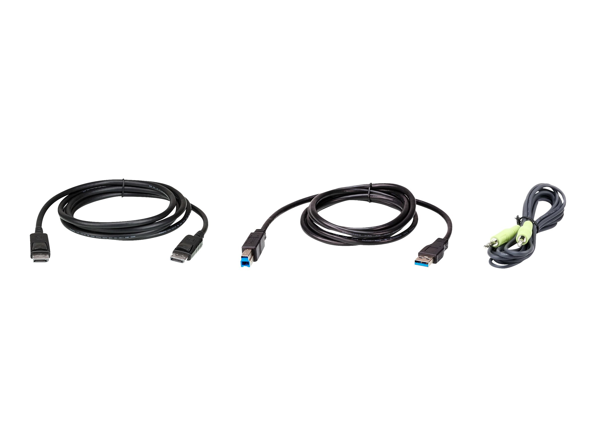 ATEN 2L-7D02UDPX3 DisplayPort Kabel Kit - Vorderansicht