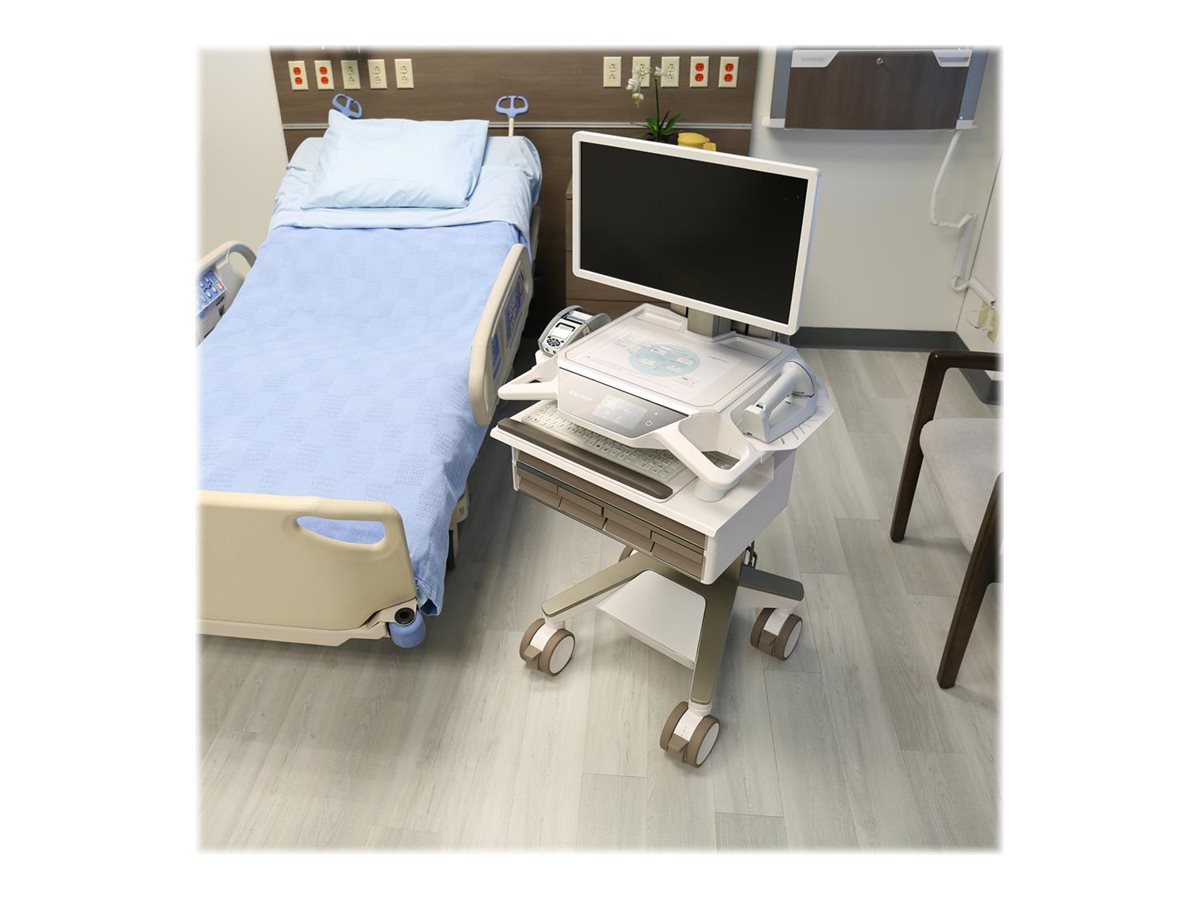 ERGOTRON CareFit Pro Electric Lift Wagen Vorderansicht