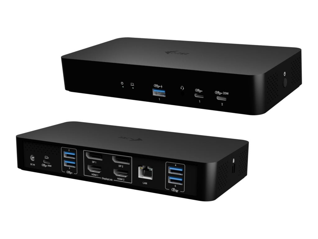 I-TEC Universal Intelligent Dual Display Dockingstation Vorderansicht