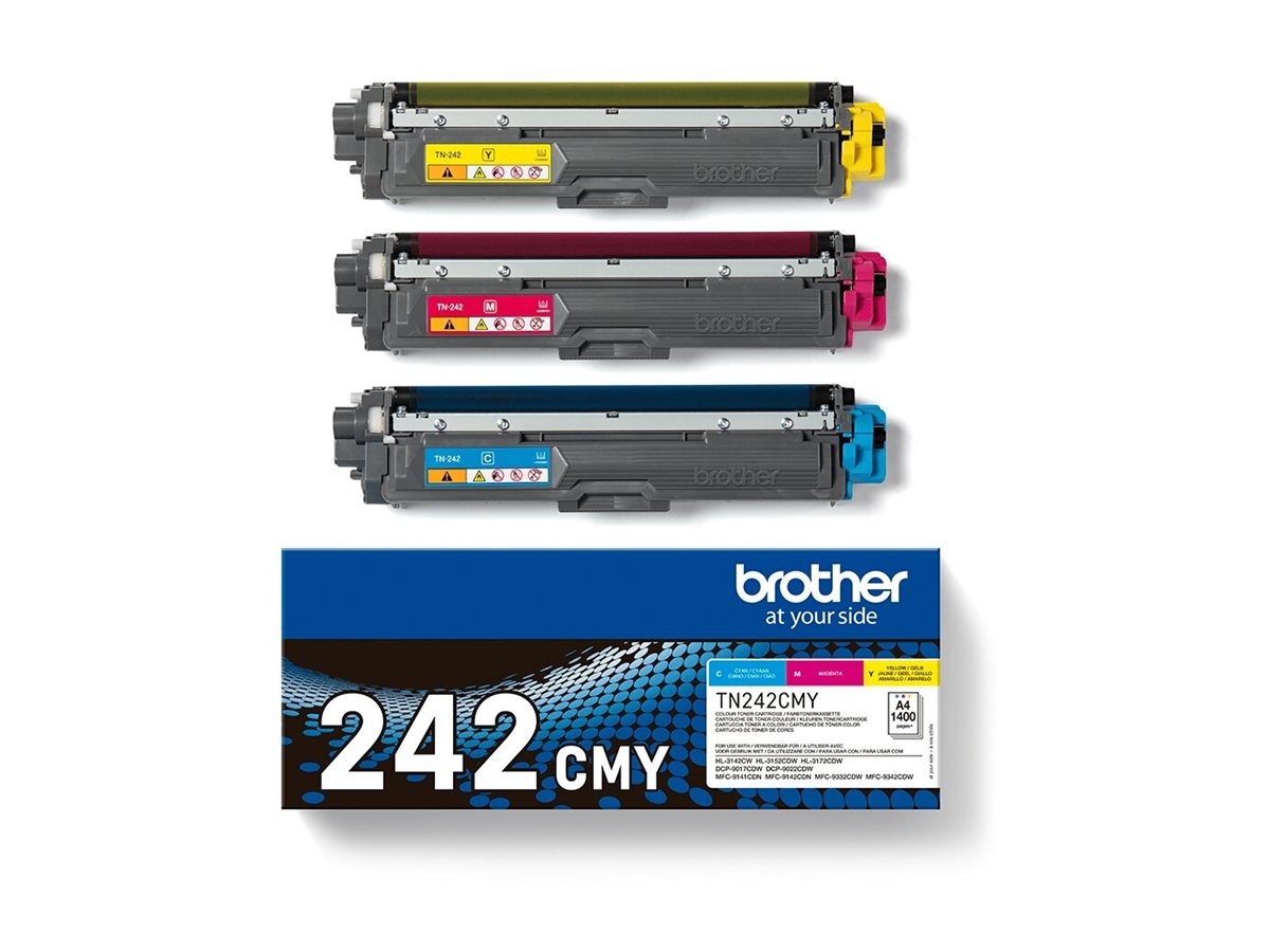 BROTHER TN242CMY Tonerpatrone Vorderansicht