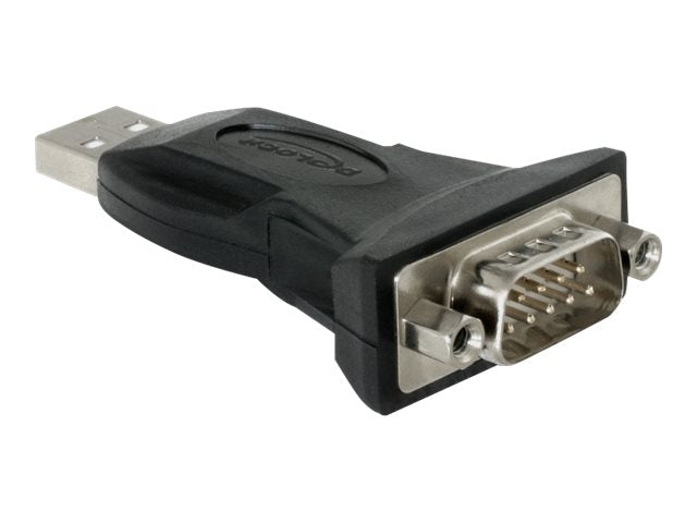 DELOCK USB2 zu Seriell Adapter Vorderansicht
