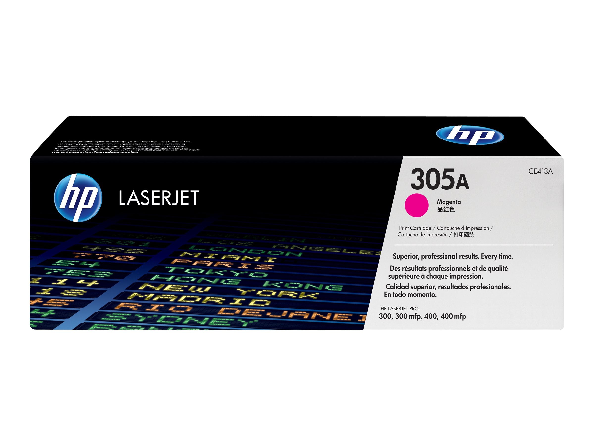 HP 305A original LaserJet Toner cartridge CE413A magenta in Anwendung