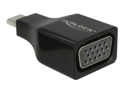 DELOCK USB Type-C Adapter zu VGA DP Alt Mode - Vorderansicht