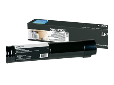 LEXMARK X950, X952, X954 Toner schwarz hohe Kapazität Vorderansicht