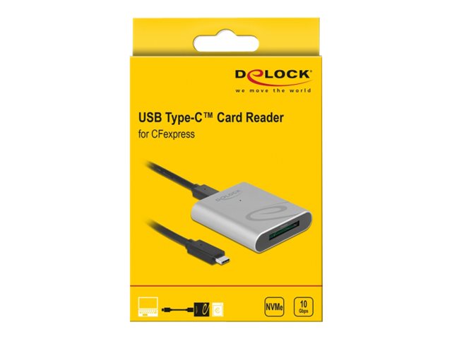 DELOCK USB Type-C Card Reader Verpackung