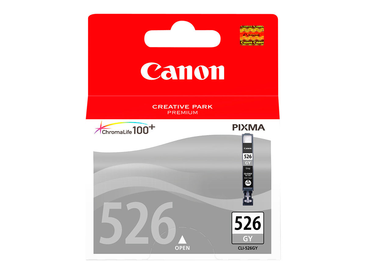 CANON 1LB CLI-526G Tintenbehälter grau Vorderansicht