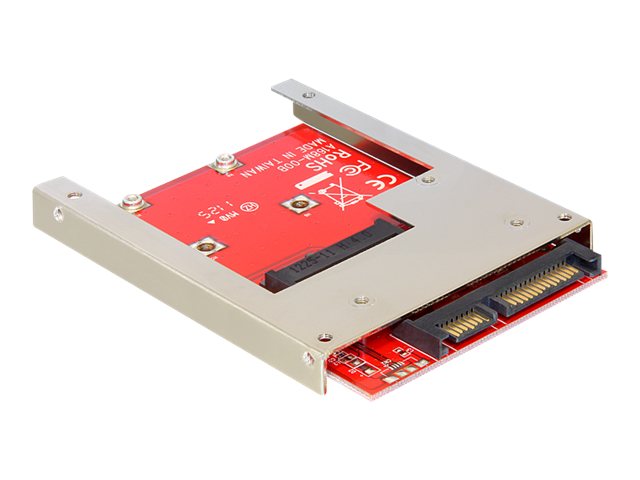DELOCK Converter SATA 22pin > mSATA 6,35cm 2,5Zoll Platine - Detailansicht