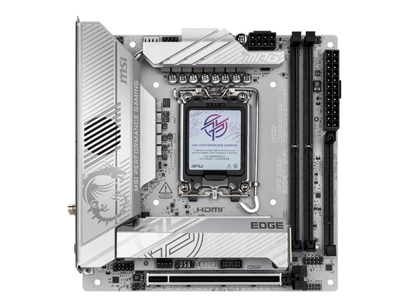 MSI MPG Z890I EDGE TI WIFI Motherboard Vorderansicht