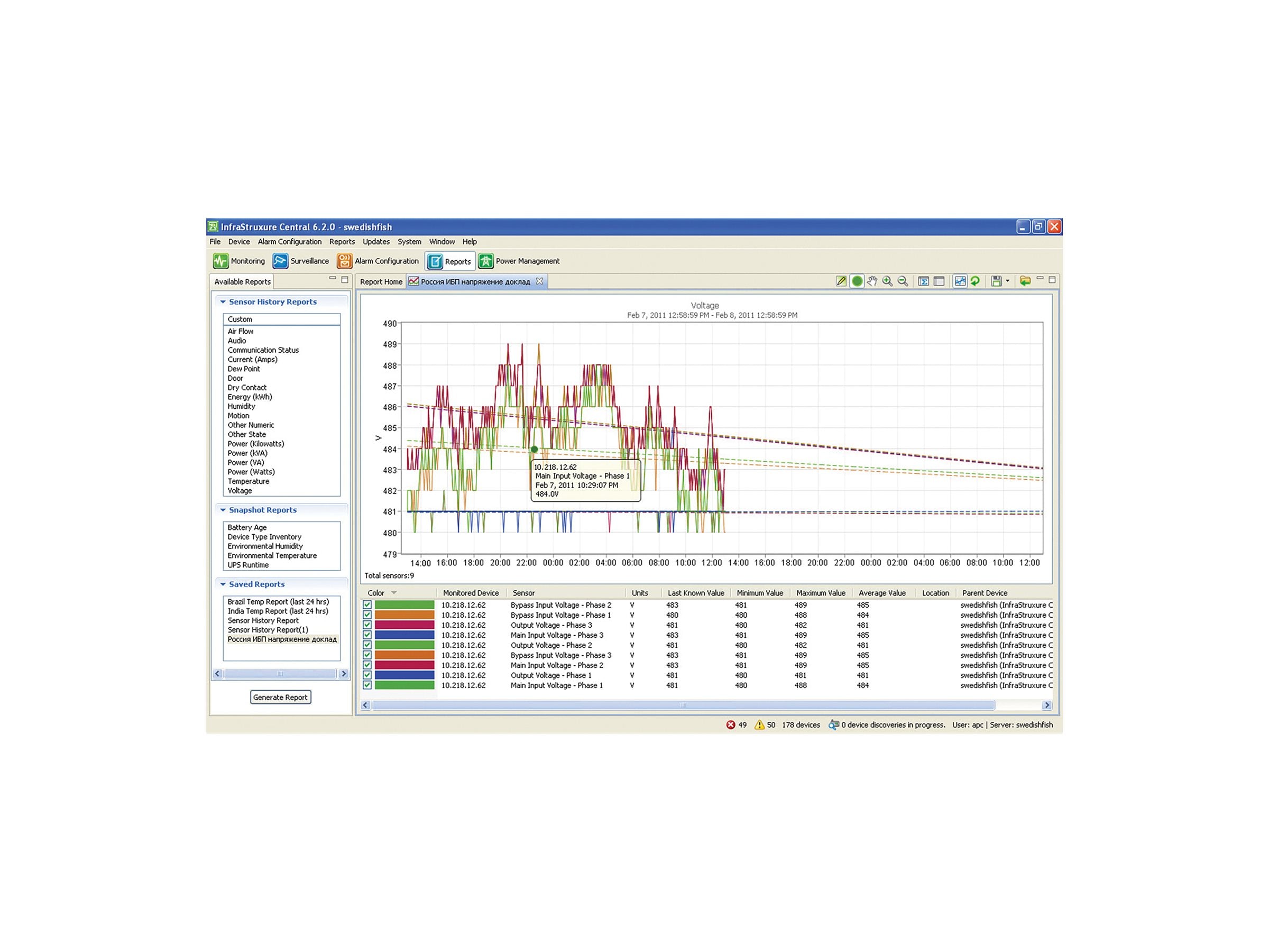 APC InfraStruXure Central Enterprise Pilot Pak Detailansicht