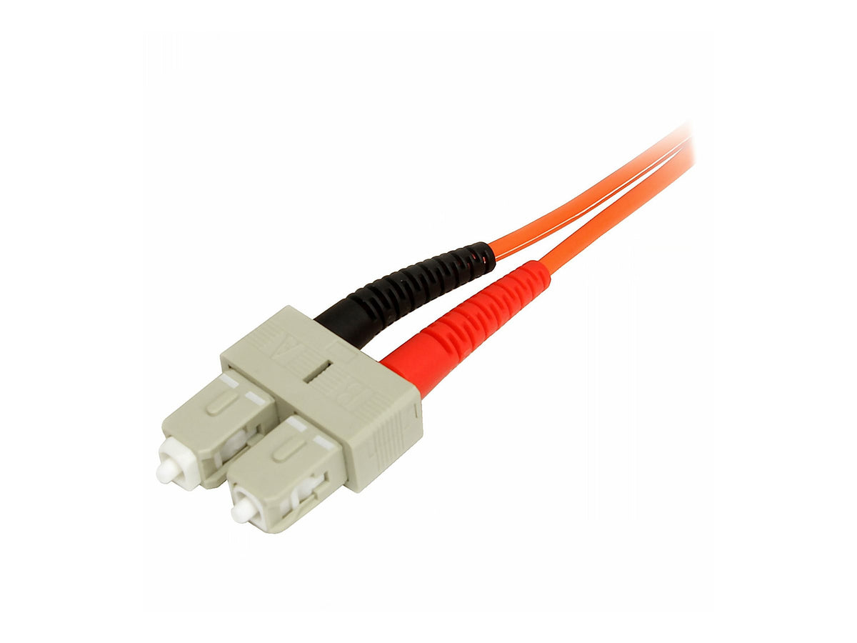 STARTECH.COM Fiber Optic Cable - Multimode Duplex 50/125 - LSZH - LC/SC - 2m - Verpackung