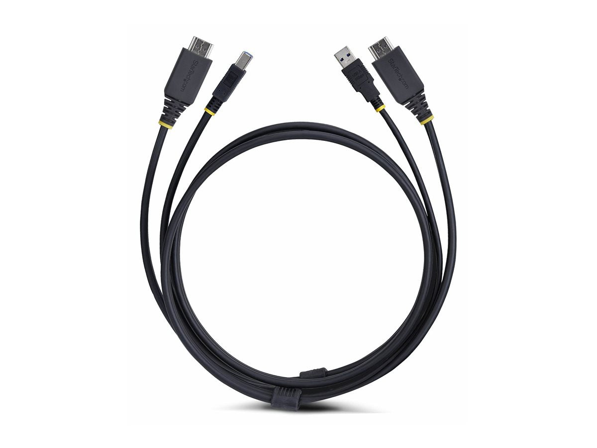 STARTECH.COM 3m HDMI und USB 5Gbps KVM Kabel 4K 60Hz HDMI 2.0 und USB 3.2 Kombikabel fur KVM Switch/Umschalter