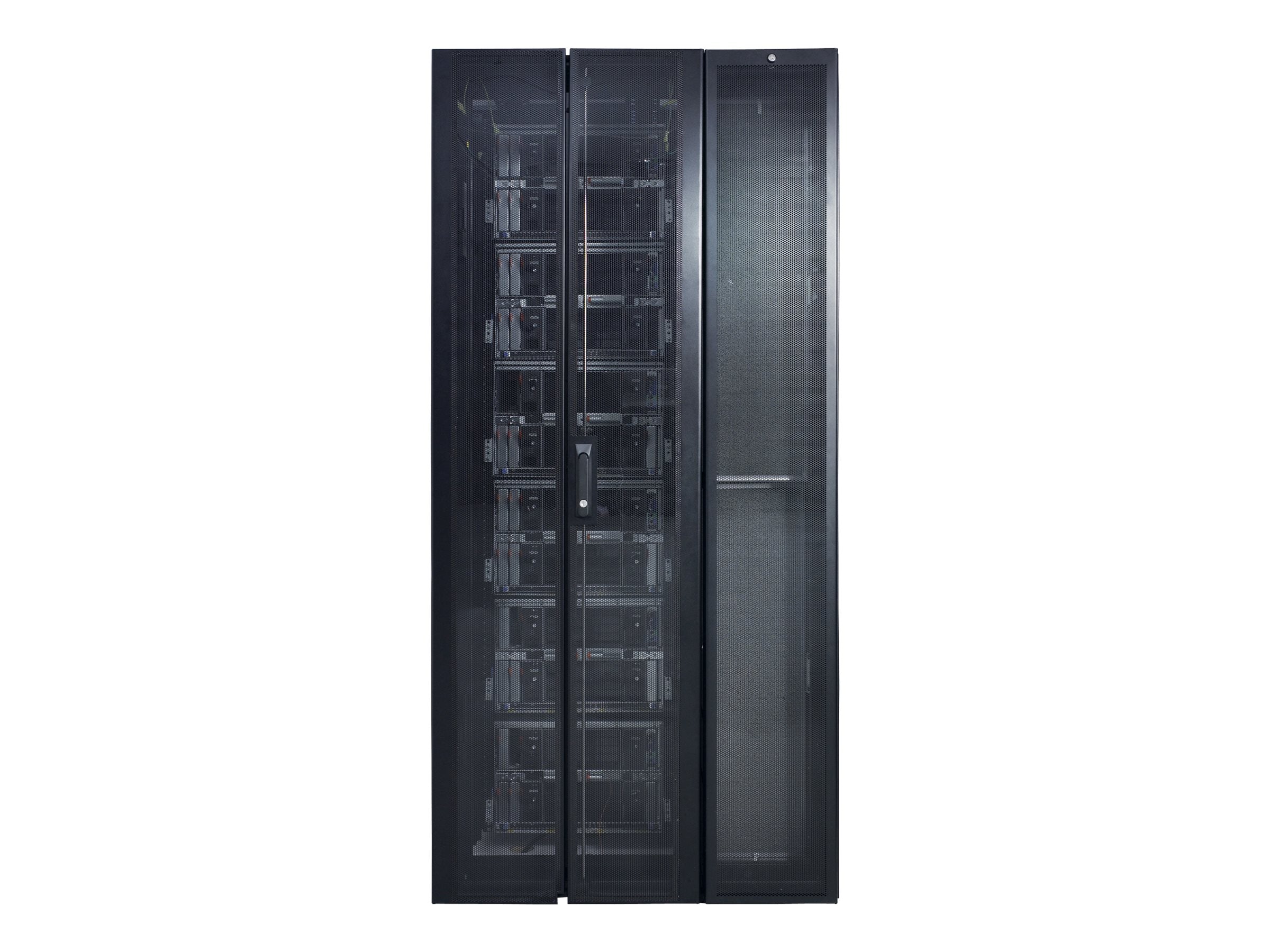 Vorderansicht des APC Rack Air Containment Rear Assembly für NetShelter SX 42U