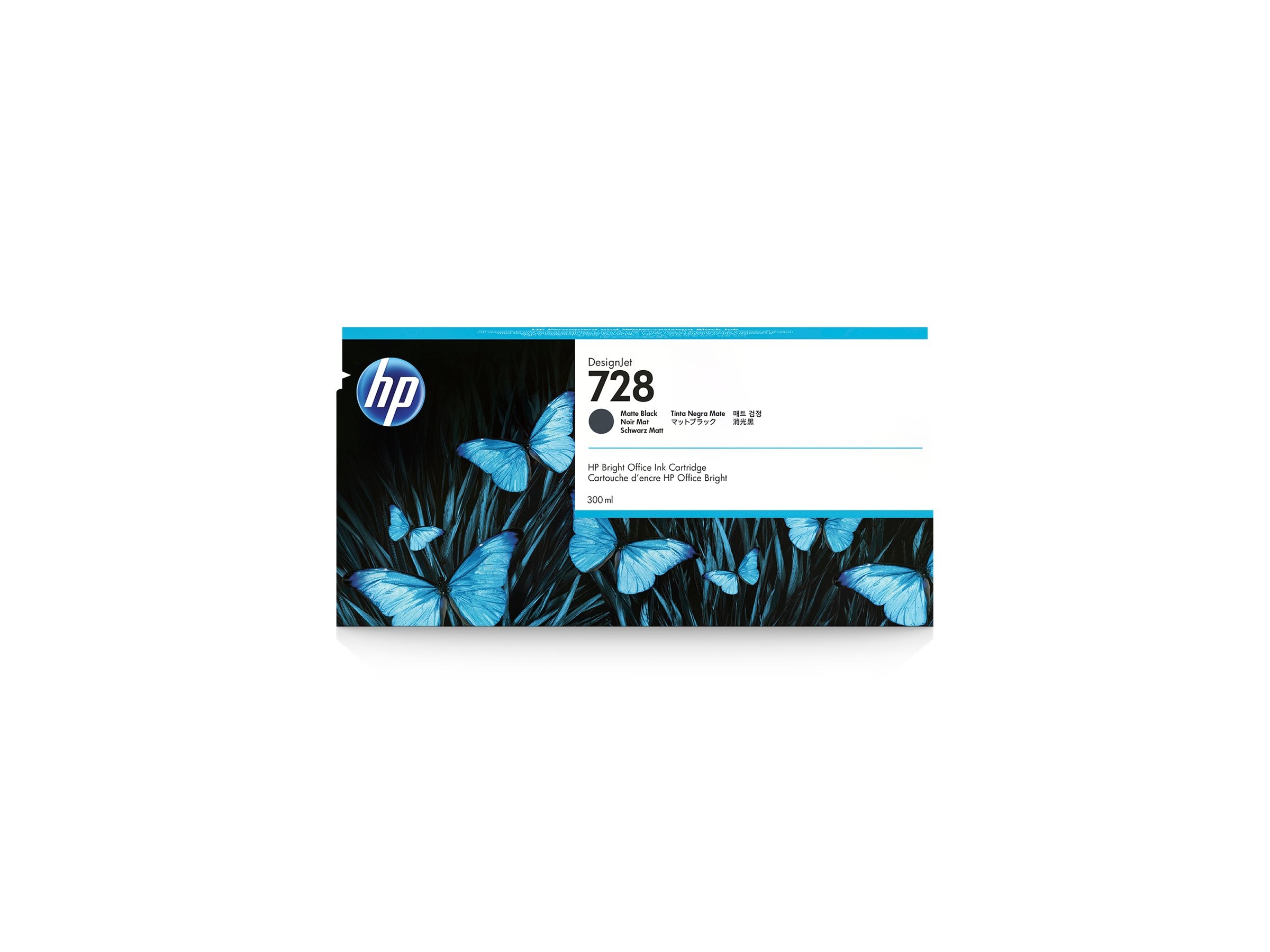 HP 728 300-ml Matte schwarz Tintenpatrone Verpackung